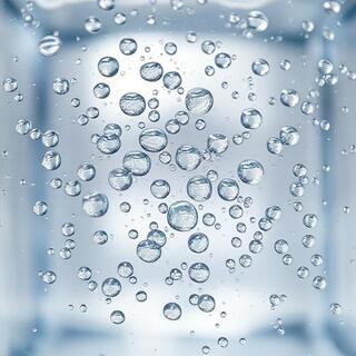 Droplets on glass showing humectant pull