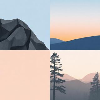 High-plateau morning haze and cool wind