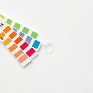 pH indicator strips fan