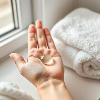 Morning gel cleanser and serum