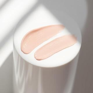 Rose beige foundation smear